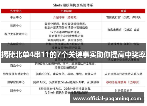 揭秘北单4串11的7个关键事实助你提高中奖率